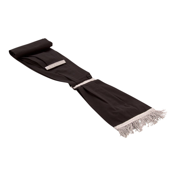 Trauerschärpe Baumwolle schwarz