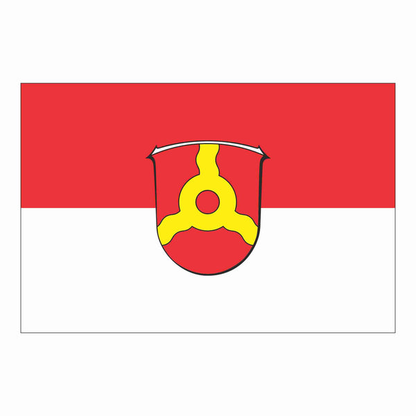 Die Flagge von Trebur.