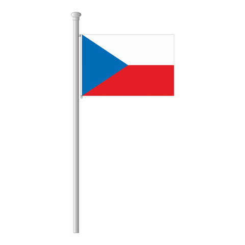 Tschechische Republik Flagge Querformat