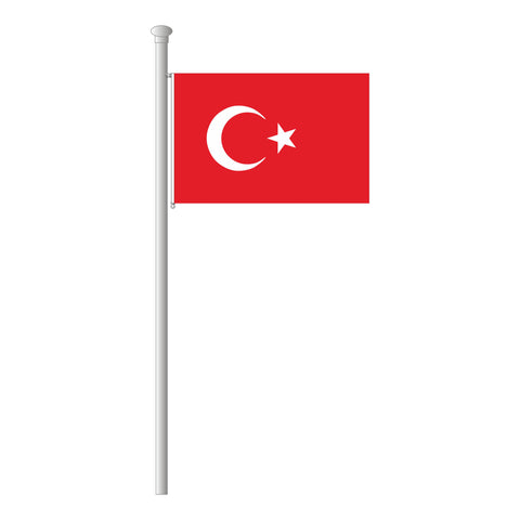 Türkei Flagge Querformat