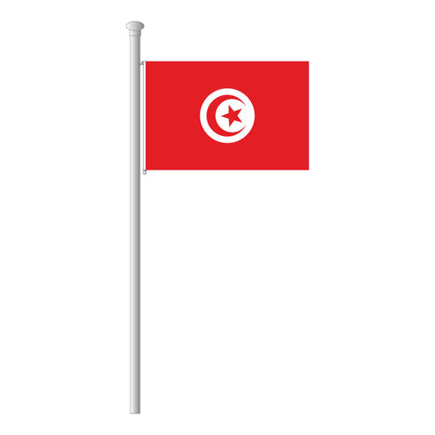 Tunesien Flagge Querformat