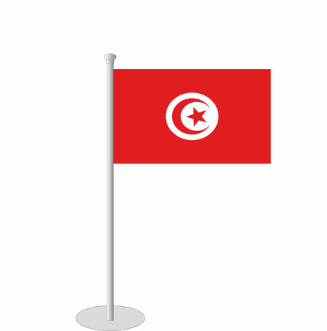 Tunesien Tischfähnchen