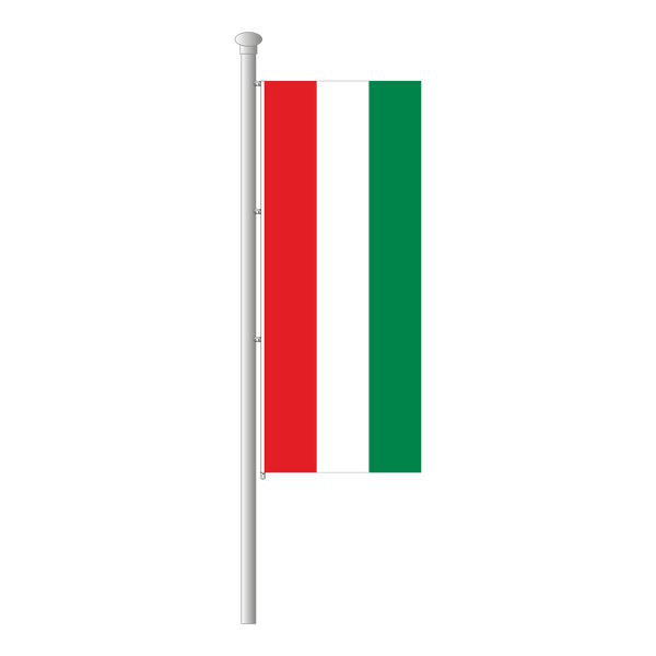 Ungarn Hissfahne im Hochformat