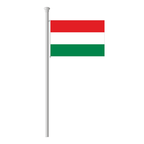 Ungarn Flagge Querformat