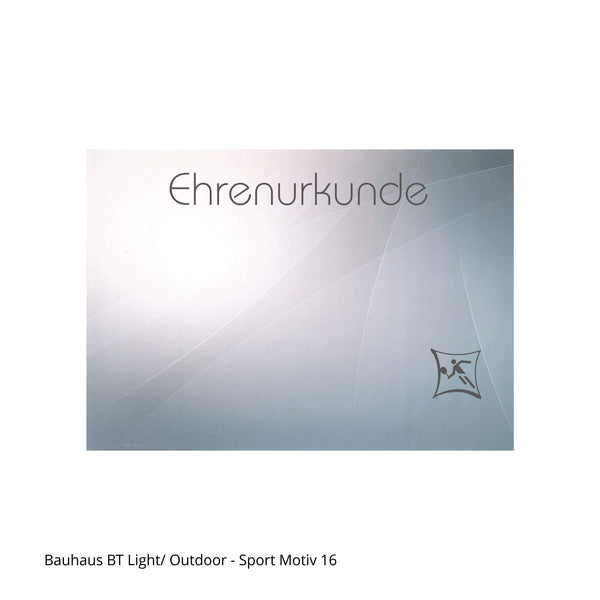 Outdoor-Sportmotiv Tennis auf Querformat-Ehrenurkunde