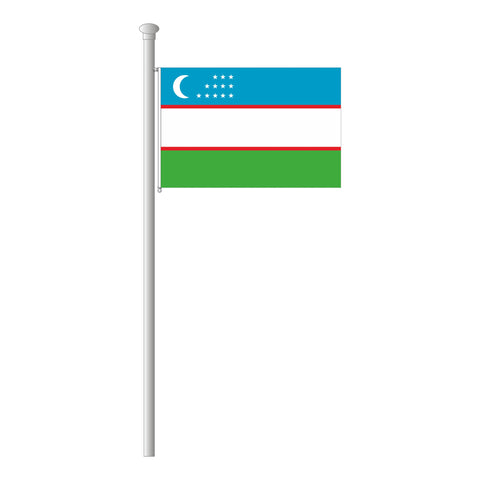 Usbekistan Flagge Querformat
