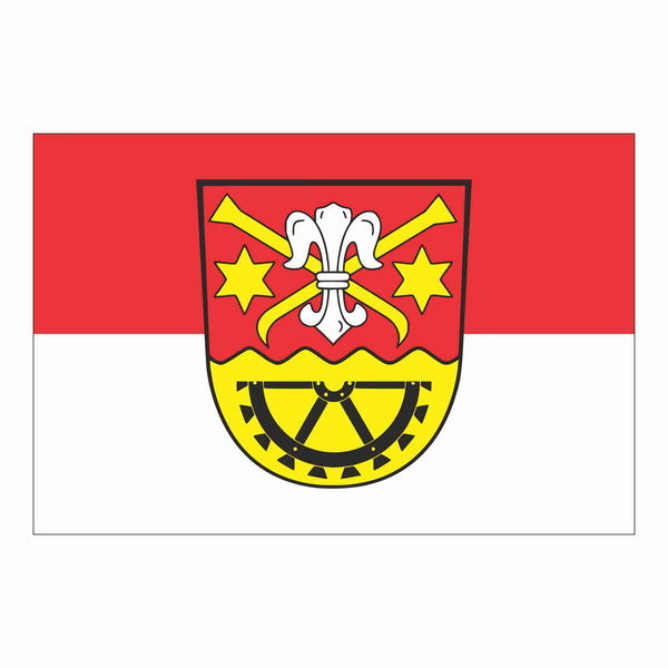 Die Gemeindefahne von Uttenreuth.