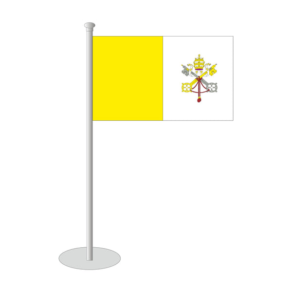 Vatikanstadt Tischfähnchen