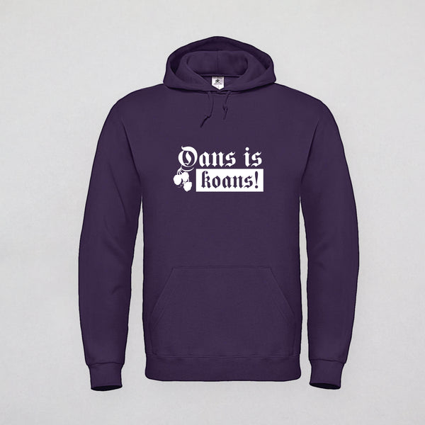 Hoodie - Oans is koans