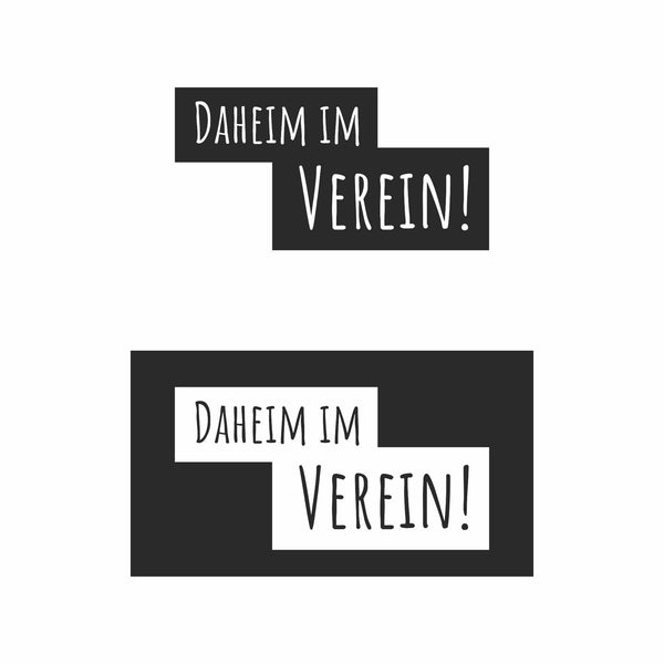 T-Shirt Herren - DAHEIM IM VEREIN
