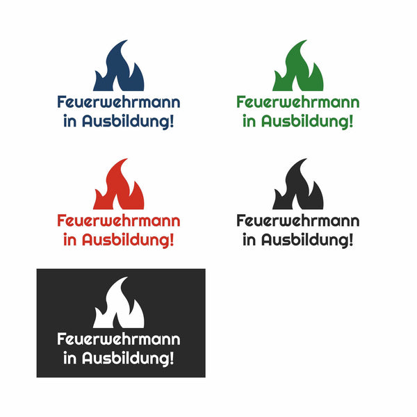 Baby Lätzchen - Feuerwehrmann in Ausbildung