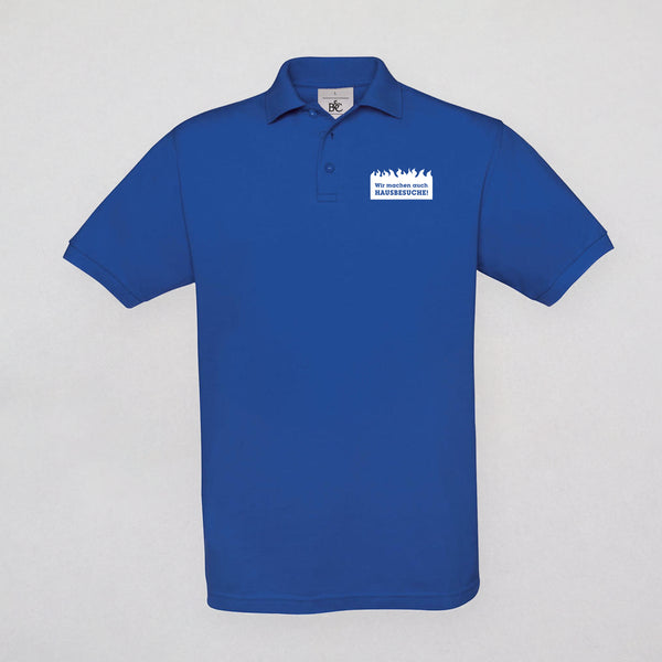 Poloshirt Herren - Wir machen auch Hausbesuche