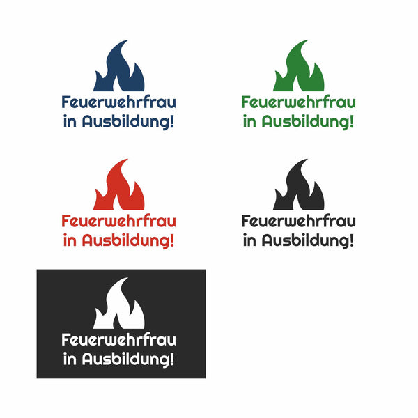 Baby Strampler - Feuerwehrfrau in Ausbildung