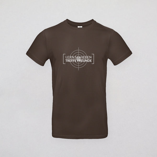 T-Shirt Herren - LERN SCHIEßEN TREFFE FREUNDE