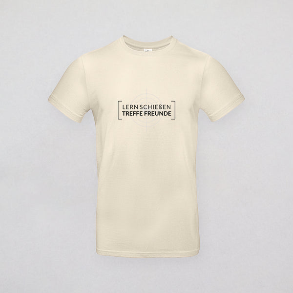 T-Shirt Herren - LERN SCHIEßEN TREFFE FREUNDE