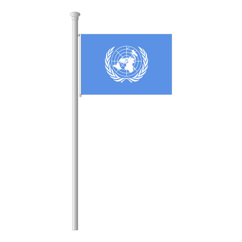 Vereinte Nationen Flagge Querformat