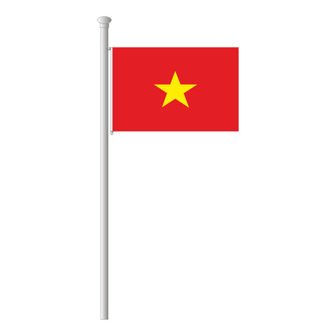 Vietnam Flagge Querformat