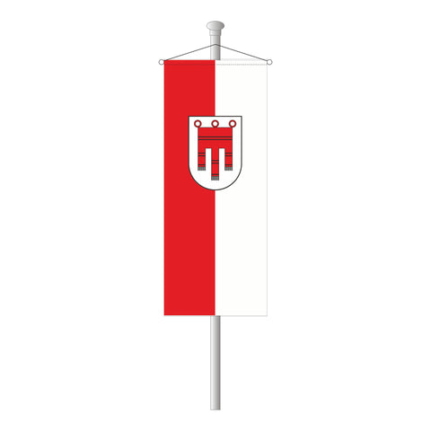 Vorarlberg Bannerfahne mit Wappen