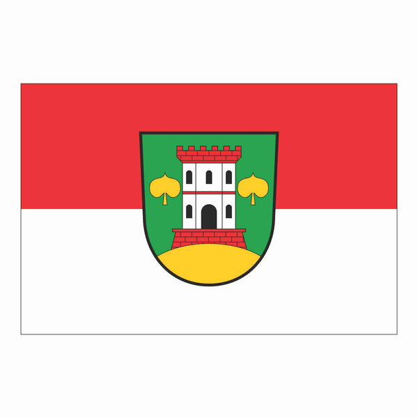 Die Gemeindeflagge von Waldsieversdorf.