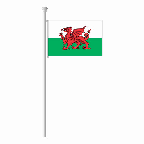 Wales Flagge Querformat