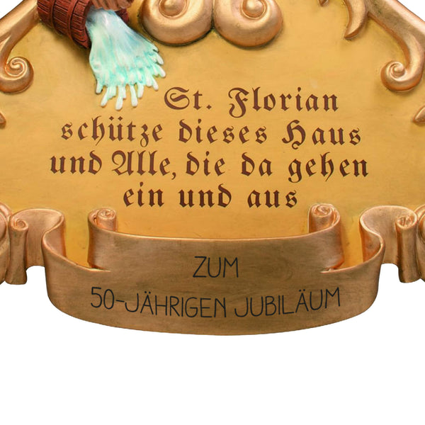 Beispiel für eine Widmung auf dem Schriftband