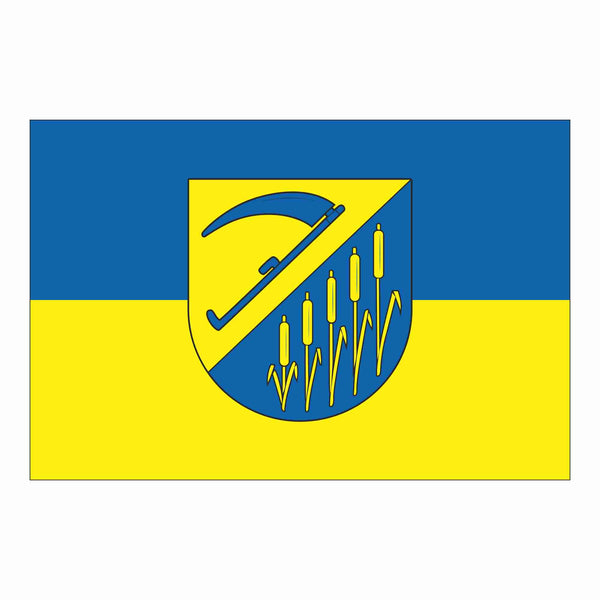 Die Flagge der Gemeinde Weddelbrook.