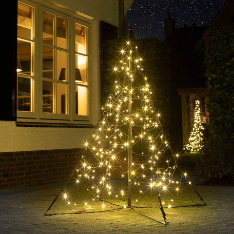Weihnachtsbaumbeleuchtung für Hartböden - warm weiß