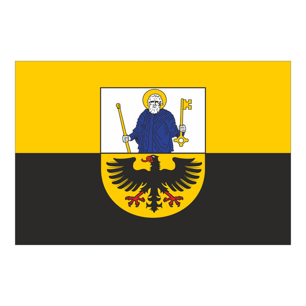 Die Gemeindefahne von Weinolsheim