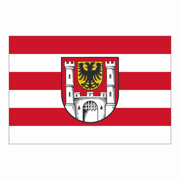 Die Flagge von Weißenburg i. Bay.