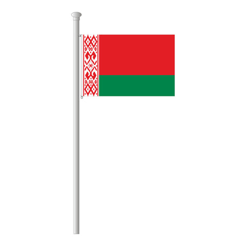 Weißrussland Flagge Querformat