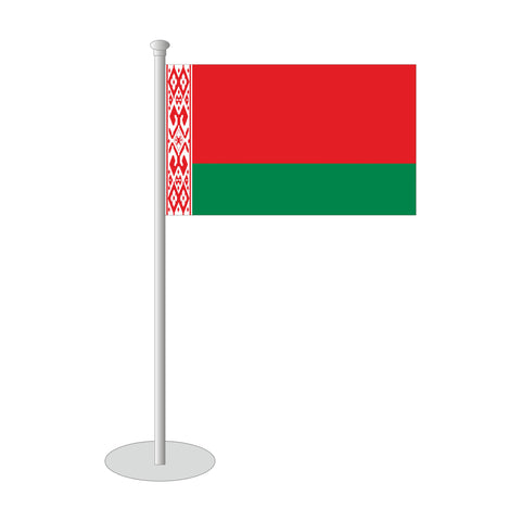 Weißrussland Tischfähnchen