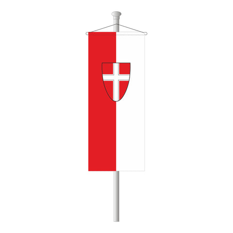 Wien mit Wappen Bannerfahne