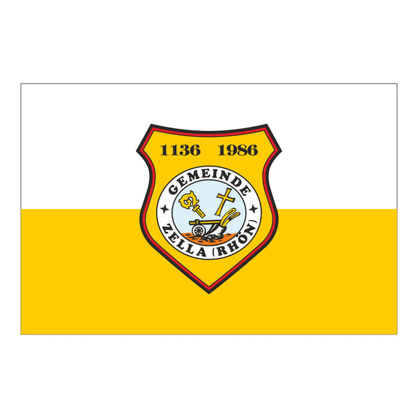Die Fahne der Gemeinde Zella Rhön