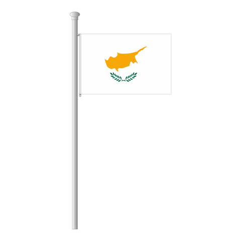 Zypern Flagge Querformat