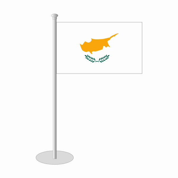 Zypern Tischfähnchen