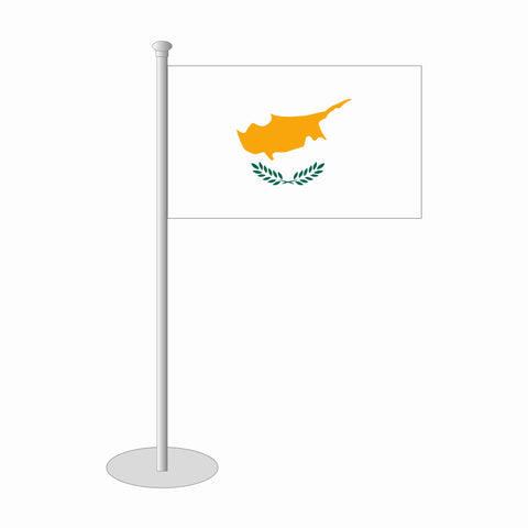 Zypern Tischfähnchen