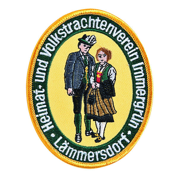 Heimat- und Trachtenverein Aufnäher bestickt