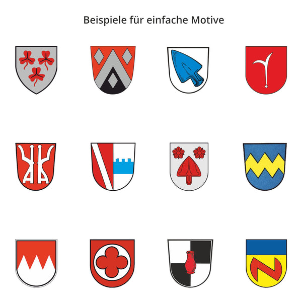 Beispiele einfache Wappen
