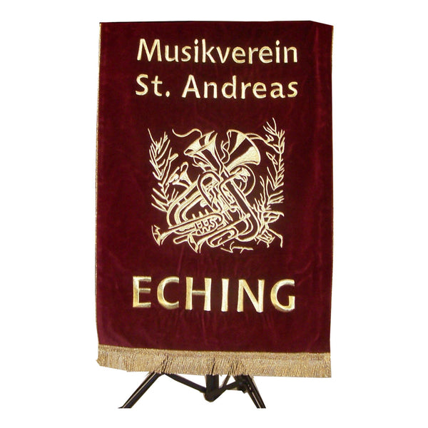 Notenpultbanner bestickt aufwendige Motive