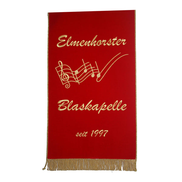 Notenpultbanner bestickt einfach