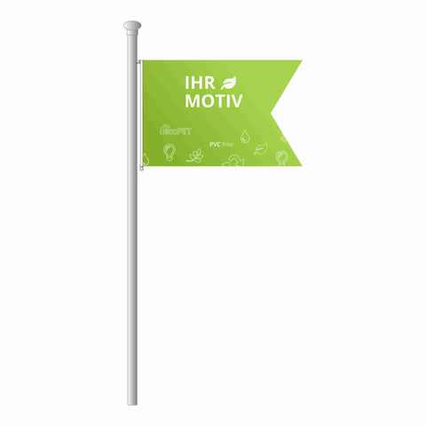Hissflagge Schwalbenschwanz ecoPET 110g/m²