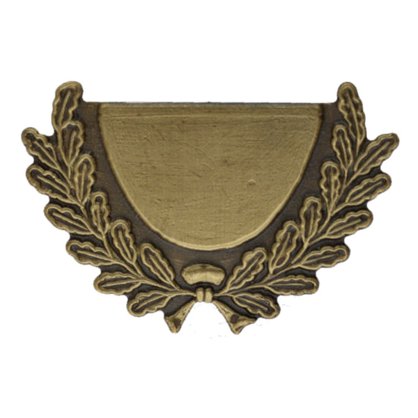 Eichenlaub-Halbkranz bronze Sicherheitsnadel