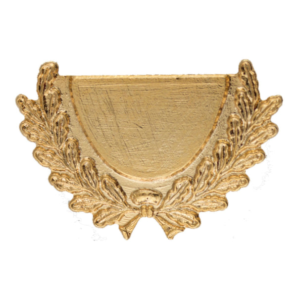 Eichenlaub-Halbkranz gold Sicherheitsnadel