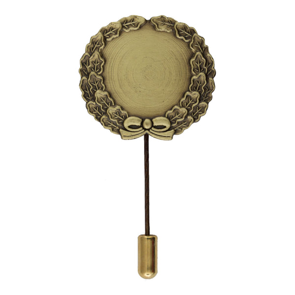 Eichenlaubkranz bronze lange Nadel