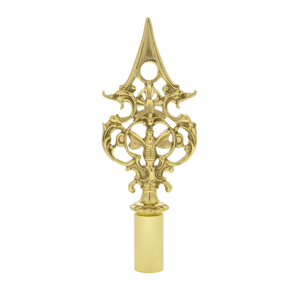 Fahnenspitze Bienenmotiv