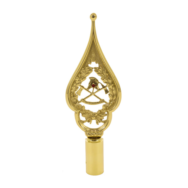 Fahnenspitze Feuerwehr Rubin klein