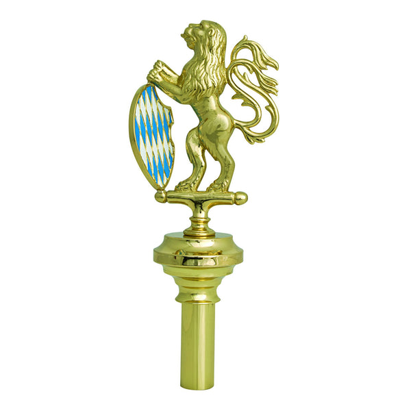 Fahnenspitze Löwenmotiv