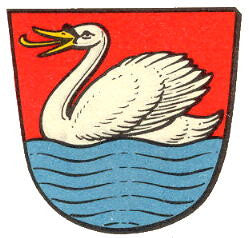 Das Wappen des Frankfuerter Stadteils Schwanheim