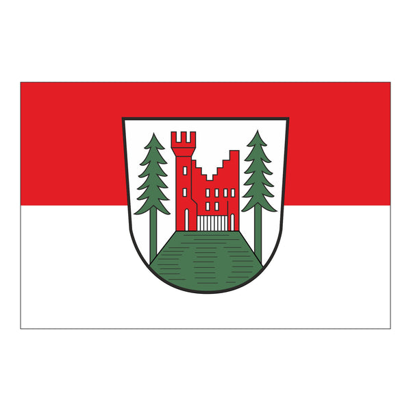Furtwangen im Schwarzwald, Stadt Fahne / Flagge