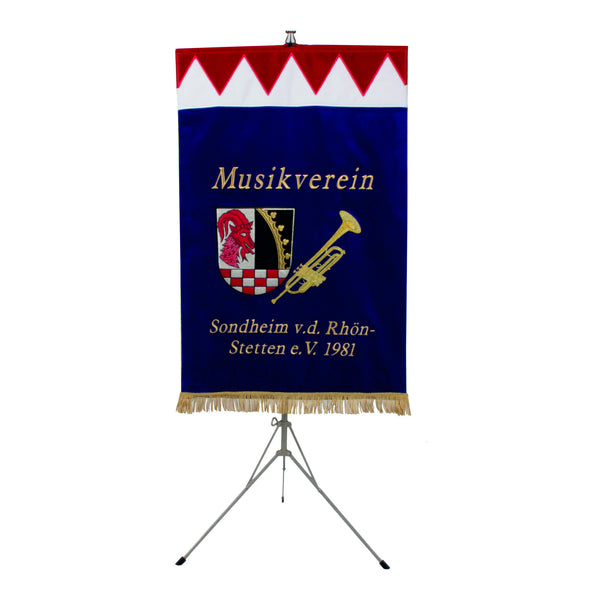 Notenpultbanner bestickt aufwendige Motive